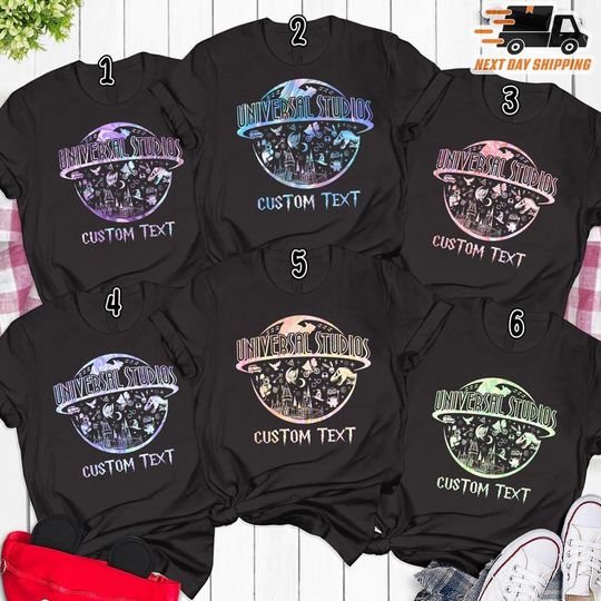 Universal Studios Hologram Custom Shirt, Universal Studio Trip Shirt, Family Vacation Shirt, Universal Studio, Magic Kingdom