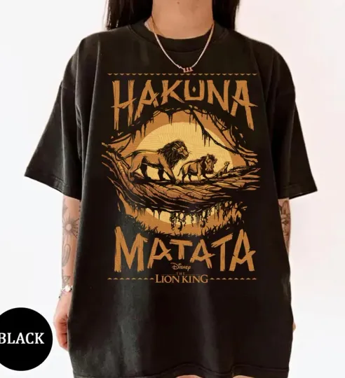 Discover Cute Disney The Lion King Live Action Hakuna T-Shirt for Men Women