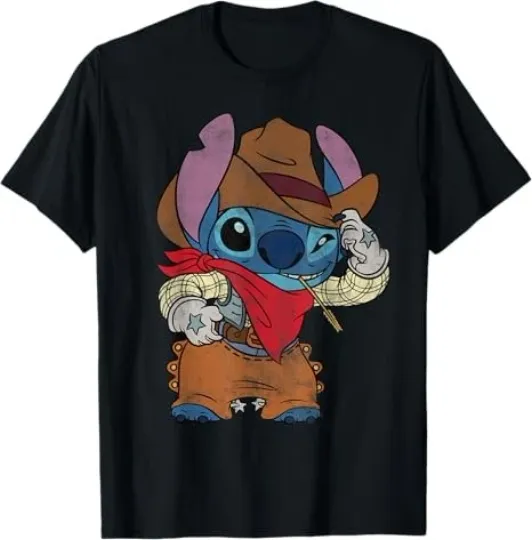 Discover Disney Stitch Cowboy Costume T-Shirt for Men Women