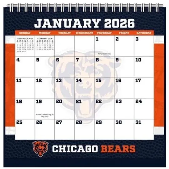 Discover Chicago Football 2026  Calendar 2025