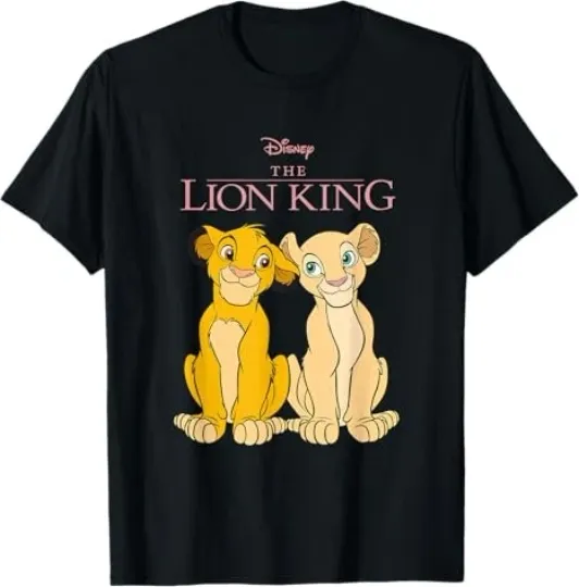 Discover Disney Lion King Simba And Nala Lovely Smile T-Shirt for Men Women