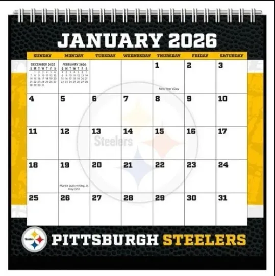 Discover Pittsburgh Football 2026  Calendar