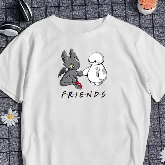 Discover Disney Cute SBlack Dragon Naughty T-Shirt for Men Women