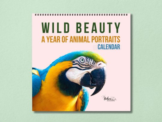 Discover 2026 Animal Portrait Calendar  Wildlife and Pet Photography Gift