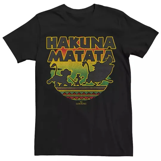 Discover Disney's The Lion King Colorful Hakuna Matata T-Shirt for Men Women