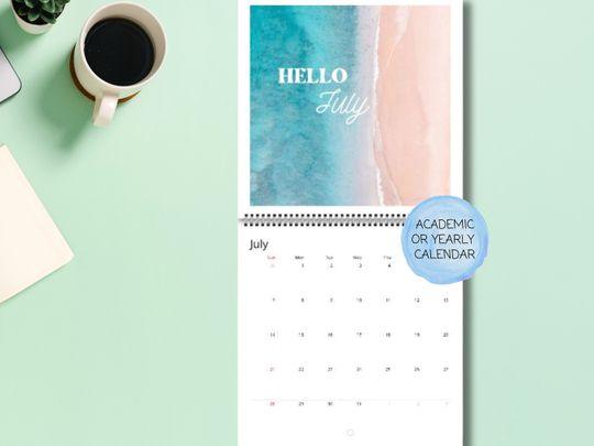 Discover Nature Photography 2026 Wall Calendar  Inspirational Hello Monthly Calendar