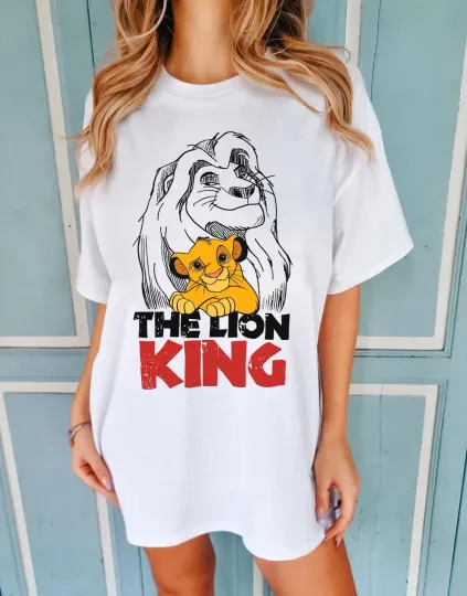 Discover Disney The Lion KingSimba Pumbaa Mickey Mufasa Timon T-Shirt