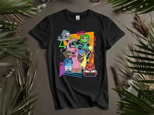 Discover Disney Pixar Retro 90s Inside Out T-Shirt for Men Women