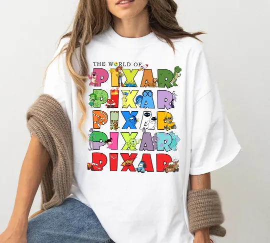 Discover Disney The World Of Pixar T-Shirt for Men Women