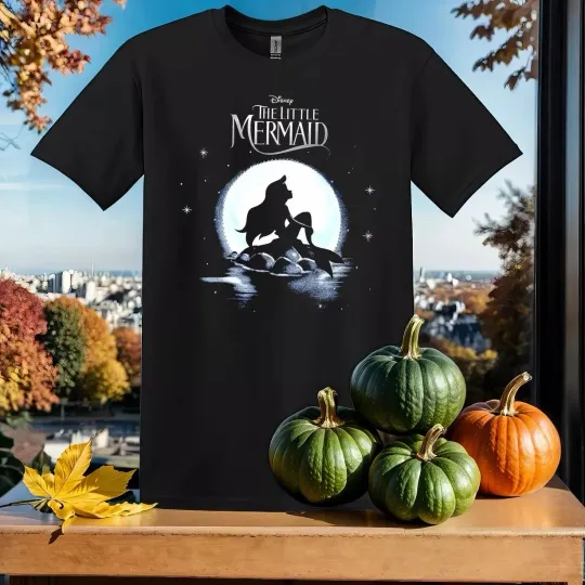 Discover Moonlight The Little Mermaid T-Shirt for Men Women