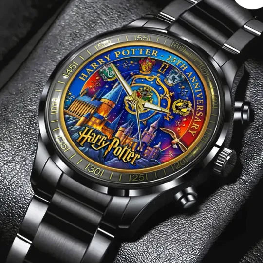 Discover Harry Potter 25Th Anniversary Black Stainless Steel Watch