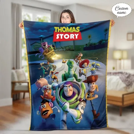Discover Disney Toy Story Adventure Personalized Fleece Blanket