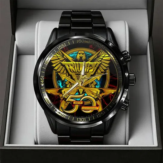 Discover Trivph Black Stainless Steel Watch