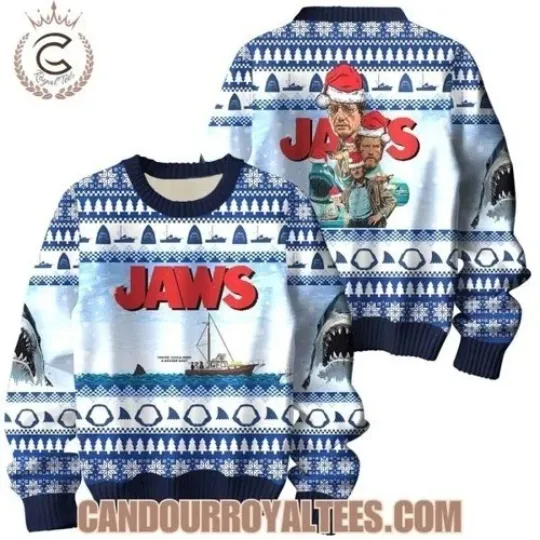 Discover HOT SALE!!Jaws Ugly Sweater All Sizes, best gift fan gift