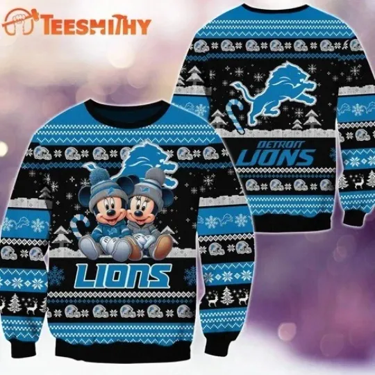 Discover Lion Mickey Ugly Christmas Sweater S-5XL