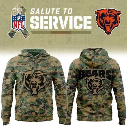 Bears ” Salute to Service ” 2025 Special Hoodie