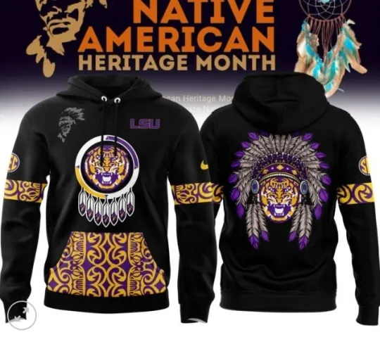 Discover Tigers Proud Of Native American Heritage Hoodie