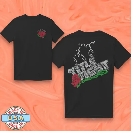 Discover Title Fight Lightning Tee Double Sided Unisex T-Shirt