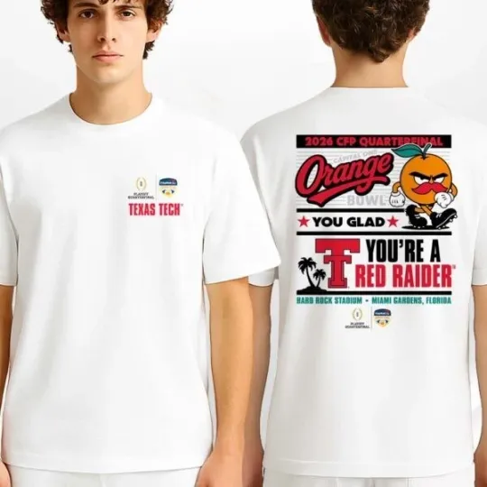 Texas 2025 Orange Bowl Orange You Glad 2025-2026 Season Two Sides Unisex T-Shirt