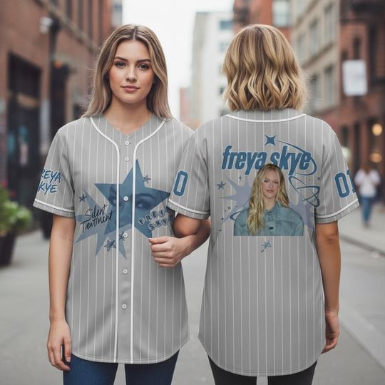 Discover Custom Number Freya Star Baseball Jersey, Descendants 4 Zombie Shirt, World Collide Tour Trending Tee 2025