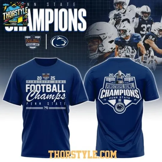 Penn State Nittany Champions 2025 T-Shirt 2D