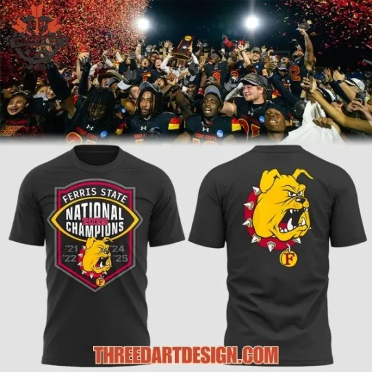 Discover Ferris Back To Back NATIONAL CHAMPIONS TShirt 2D