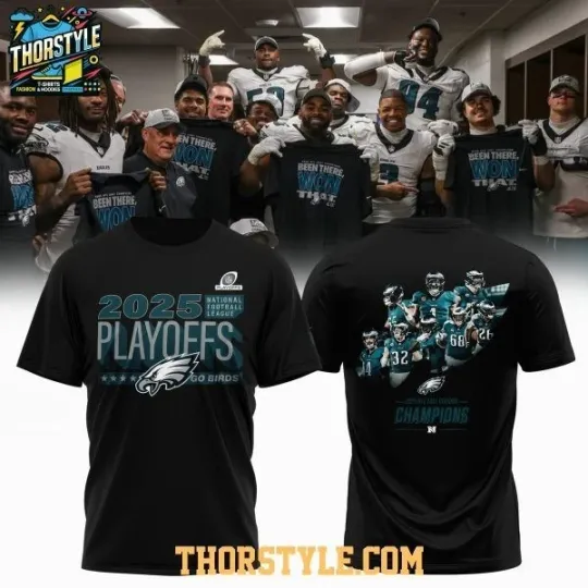 Discover Philadelphia East Division Champions 2025 Playoff T-Shirt