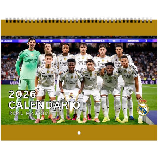 Discover Real Madrid C.F. 2026 Calendar