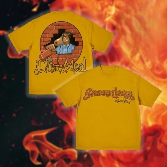 Discover Snoop Tha Last Meal 25th Anniversary Yellow T-Shirt