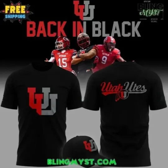 Discover Utah Back In Black 2025 Limited Edition T-Shirt