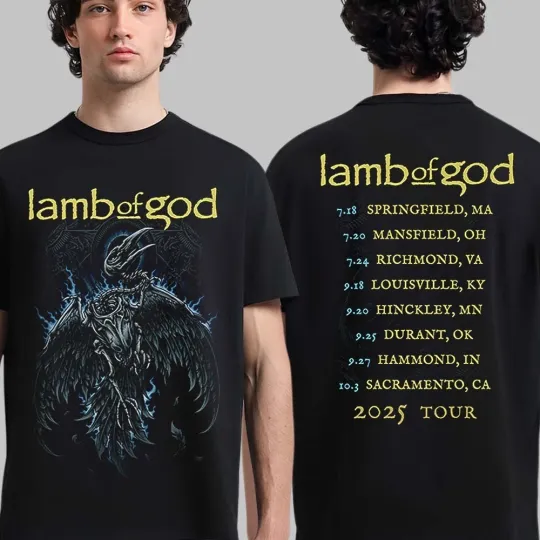 Lamb Of God Headbangers Boat Cruise Collection Electric Admat Itin 2025 T-Shirt