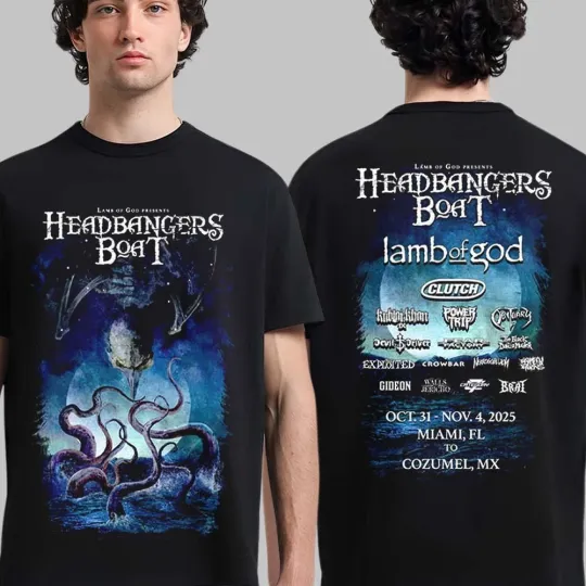 Lamb Of God Headbangers Boat Cruise Collection 2025 Lineup From T-Shirt
