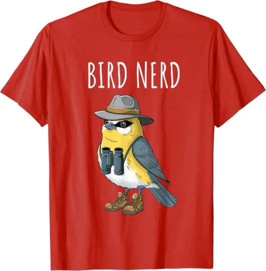 Bird Nerd Funny Bird Watching Bird Lover Watcher Gift T-Shirt
