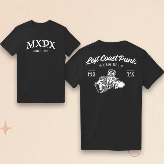 Discover MXPX Biker Two Sided Unisex T-Shirt