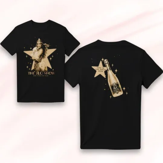 Discover Jennifer Lopez NYE Champagne Tee 2026 T-Shirt