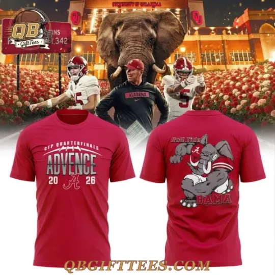 Discover Albm WAY BACK TO ADVANCE Edition Red T-Shirt 2D