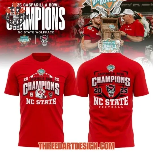 Discover NC 2025 Gasparilla Bowl Champions T-Shirt