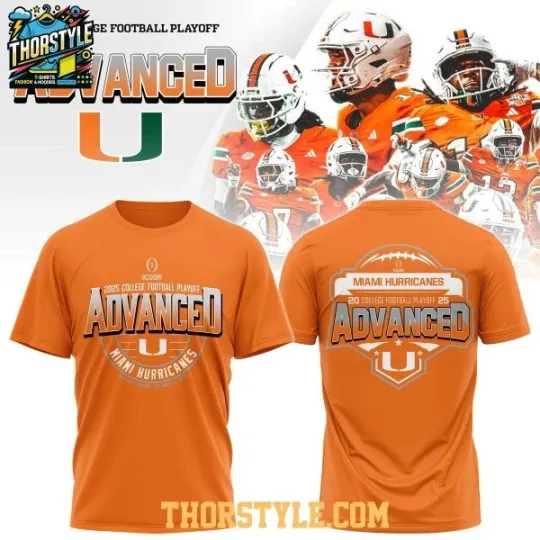 Miami 2025 College Football Playoff Ad.vanced  T-Shirt 2D