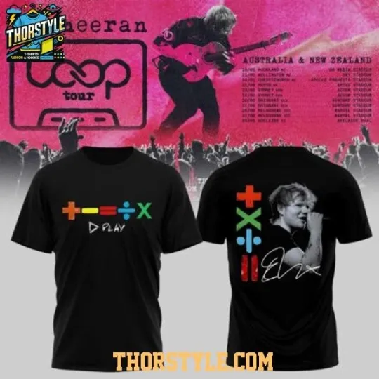 Sheeran Loop Tour 2025-2026 T-Shirt 2D