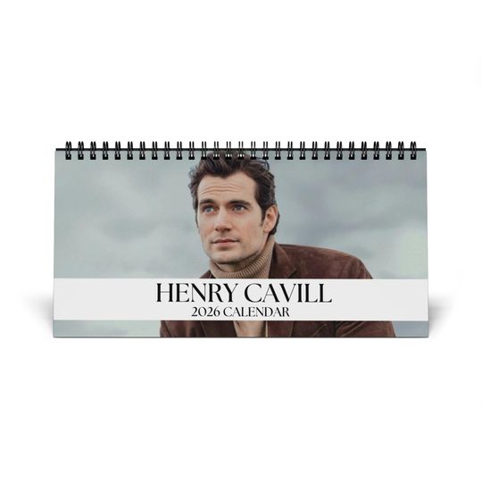 Henry Cavill 2026 Desk Calendar, The Witcher Geralt of Rivia, Fan Gift, Mug, Shirt, Bookmark