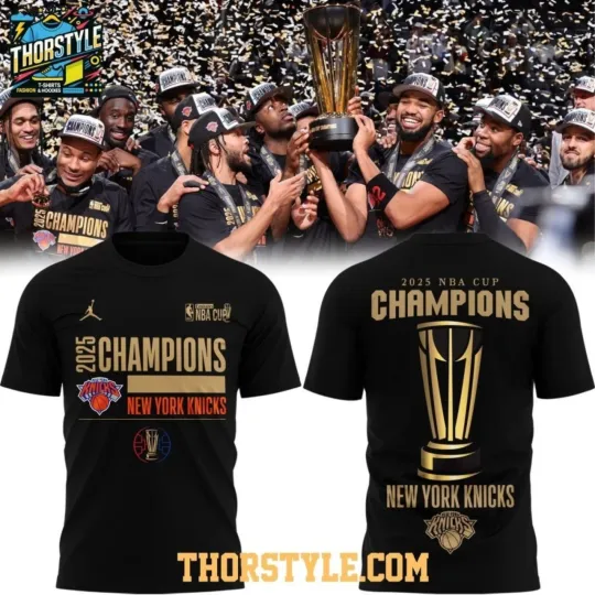 Discover New York Knick Cup Champions 2025 It’s Time For NY Two Sided Shirt