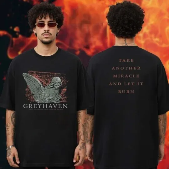 Discover Greyhaven Merch Tour Collection Keep It Quiet Two Sided Unisex T-Shirt