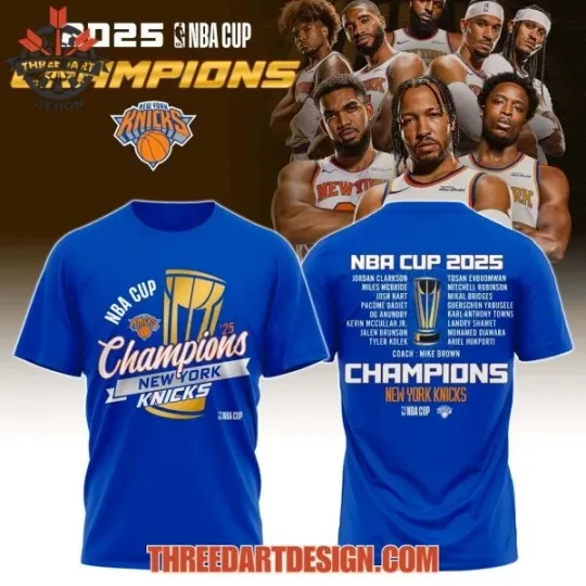 Discover New York 2025  Cup Champions T-Shirt 2D