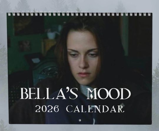 Discover Bella's Mood Twilight 2026 Calendar and Merchandise