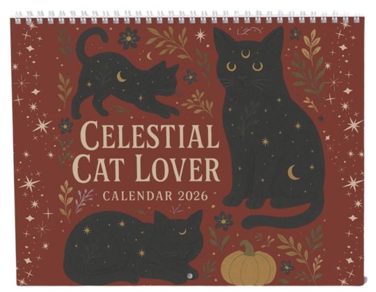 Discover Cat Calendar 2026 Wall Calendar for Cat Lovers and Gift Items
