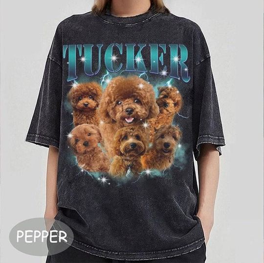 Discover Custom Pet Photo and Name T-Shirt for Dog Lovers