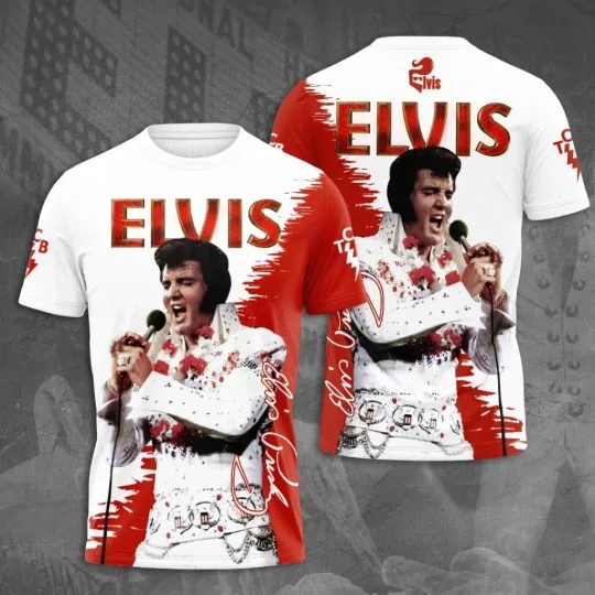 Elvis Presley 3D Unisex T-Shirt