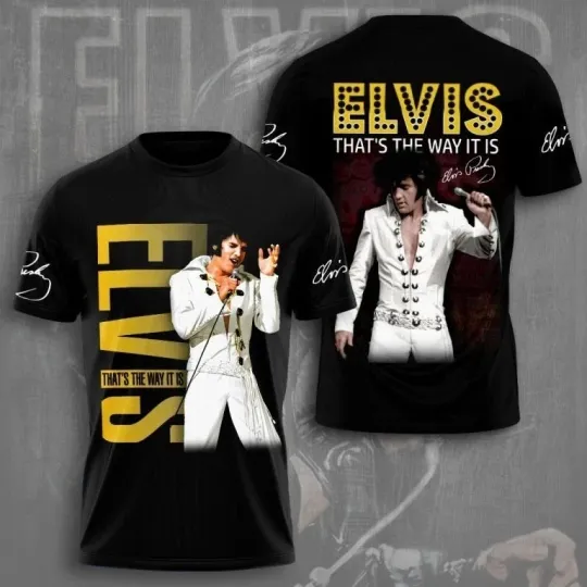 Elvis Presley 3D Unisex T-Shirt