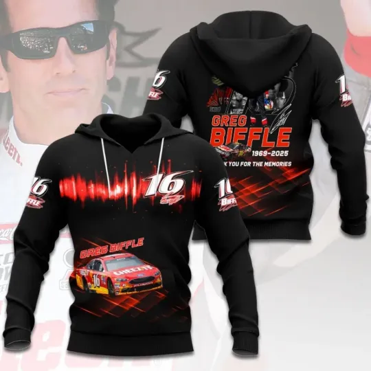 Discover Greg Biffle 3D Hoodie Gift For Fan Full Size