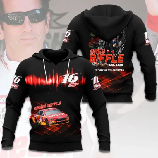Discover Greg Biffle 3D Apparel Hoodie